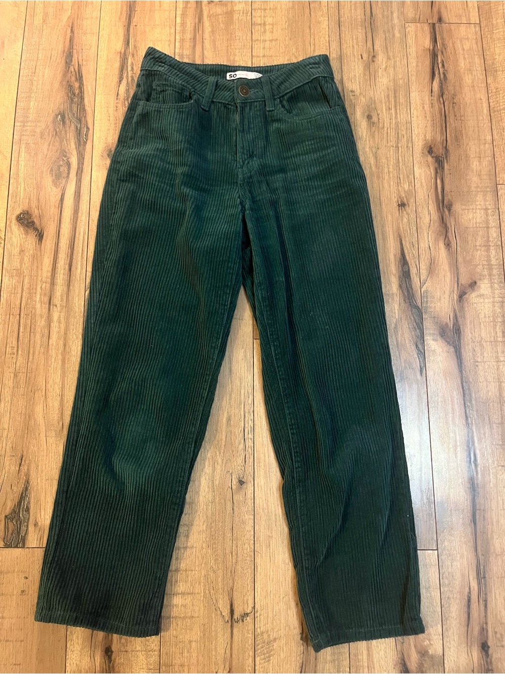 SO Dark Green Corduroy Women’s Pants